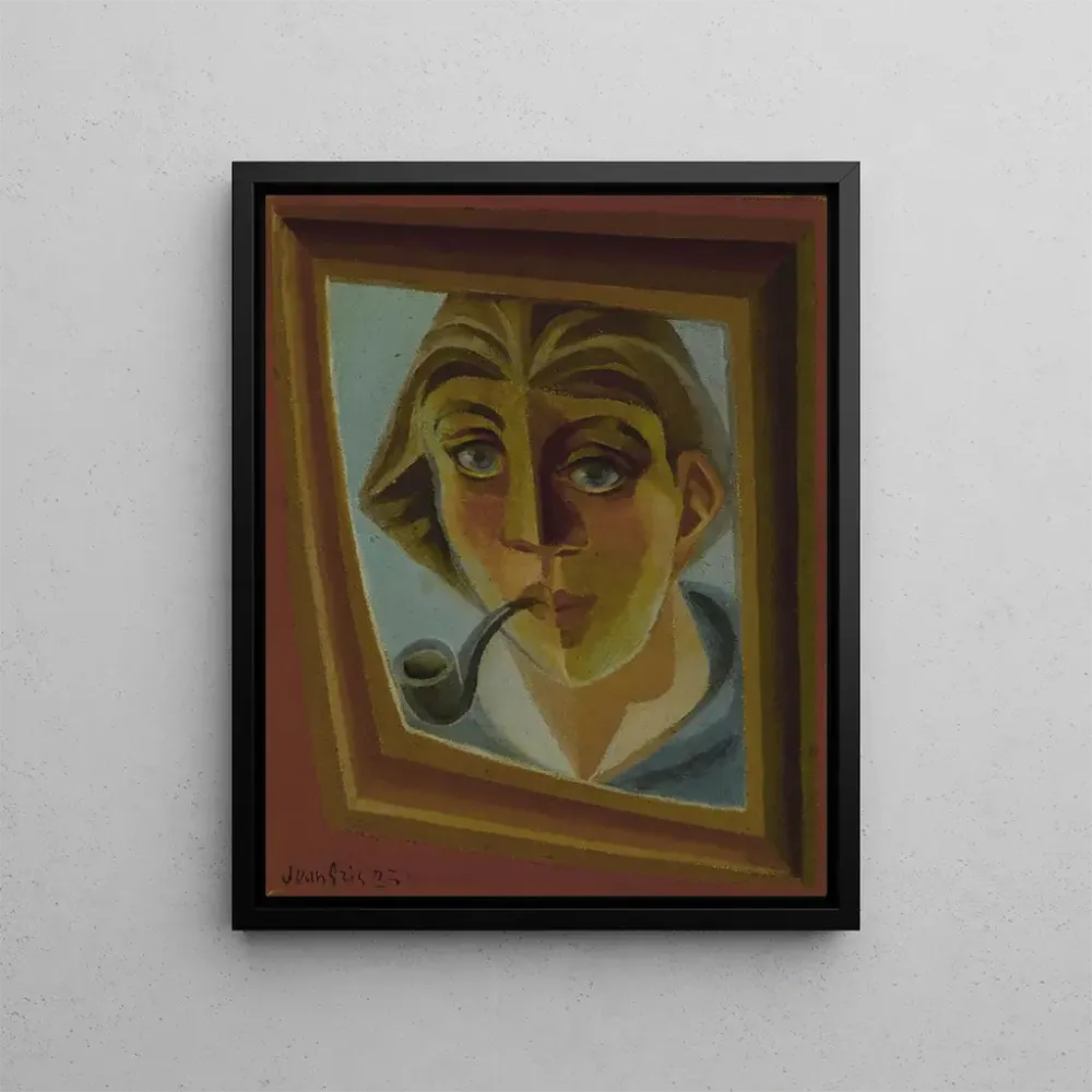 Obraz L'Homme à la pipe - Juan Gris | Druk artystyczny