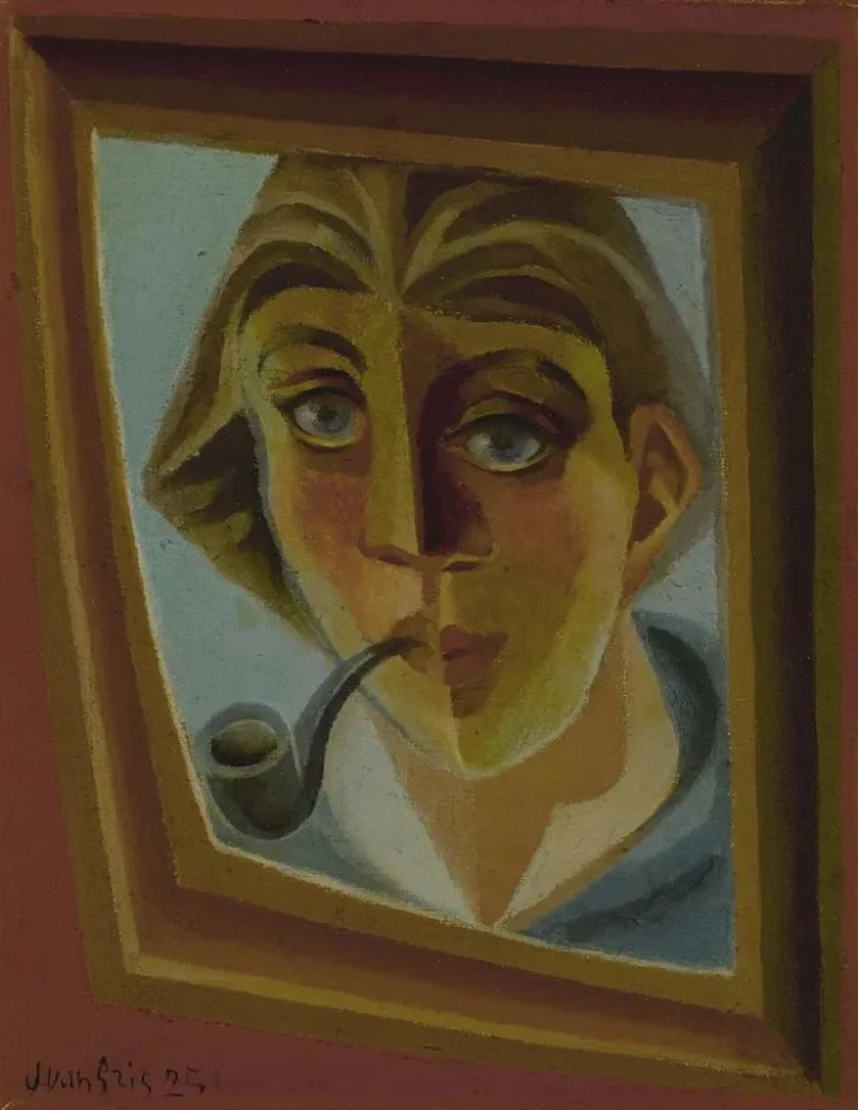 Obraz L'Homme à la pipe - Juan Gris | Druk artystyczny