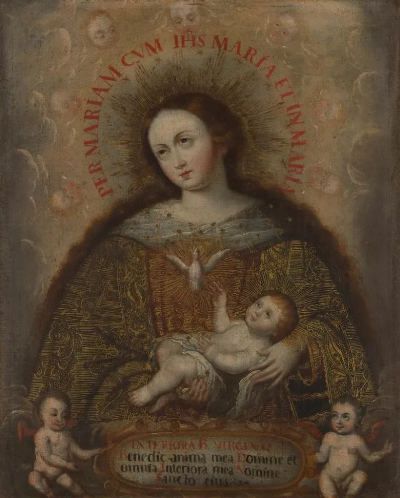 Obraz L'âme de la Vierge Marie - Anonyme | Druk artystyczny