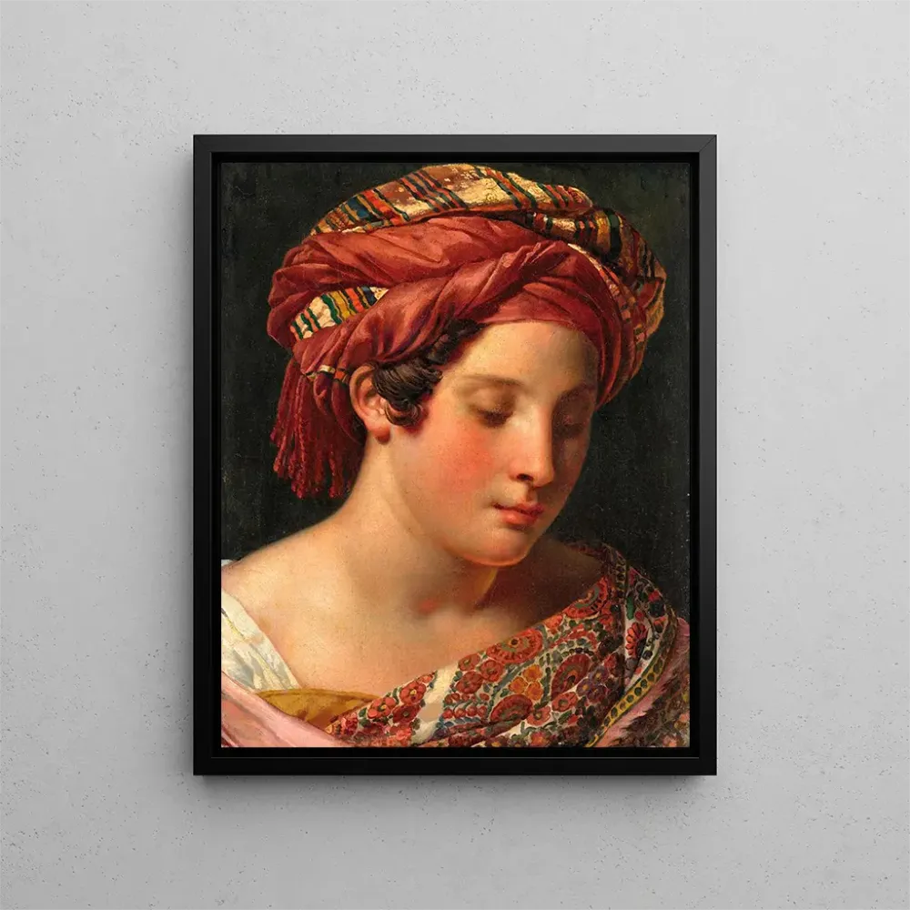 Obraz L'Odalisque - Anne-Louis Girodet-Trioson | Druk artystyczny