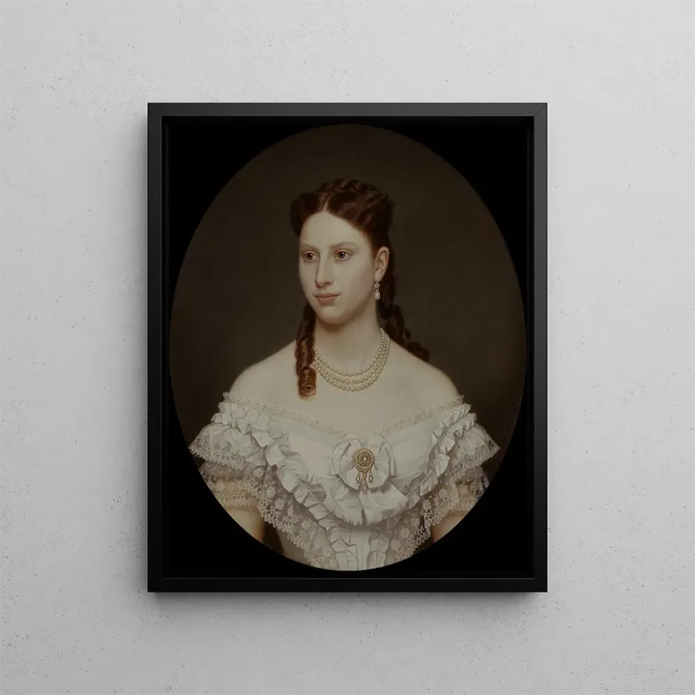 Obraz Lovisa Lovisa Josefina Eugenia 1851-1926 Królowa Danii, księżniczka Szwecji i Norwegii - Amalia Lindegren | Druk art...