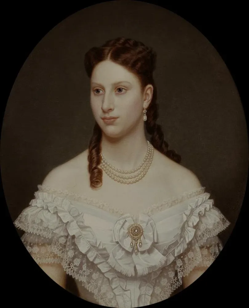 Obraz Lovisa Lovisa Josefina Eugenia 1851-1926 Królowa Danii, księżniczka Szwecji i Norwegii - Amalia Lindegren | Druk art...