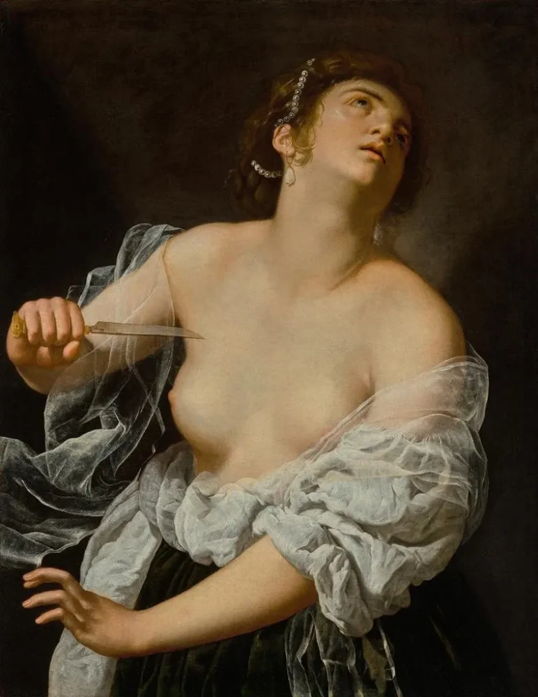 Obraz Lucrèce - Artemisia Gentileschi | Druk artystyczny