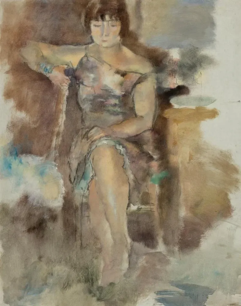 Obraz Lucy Fontenay aux roses - Jules Pascin | Druk artystyczny