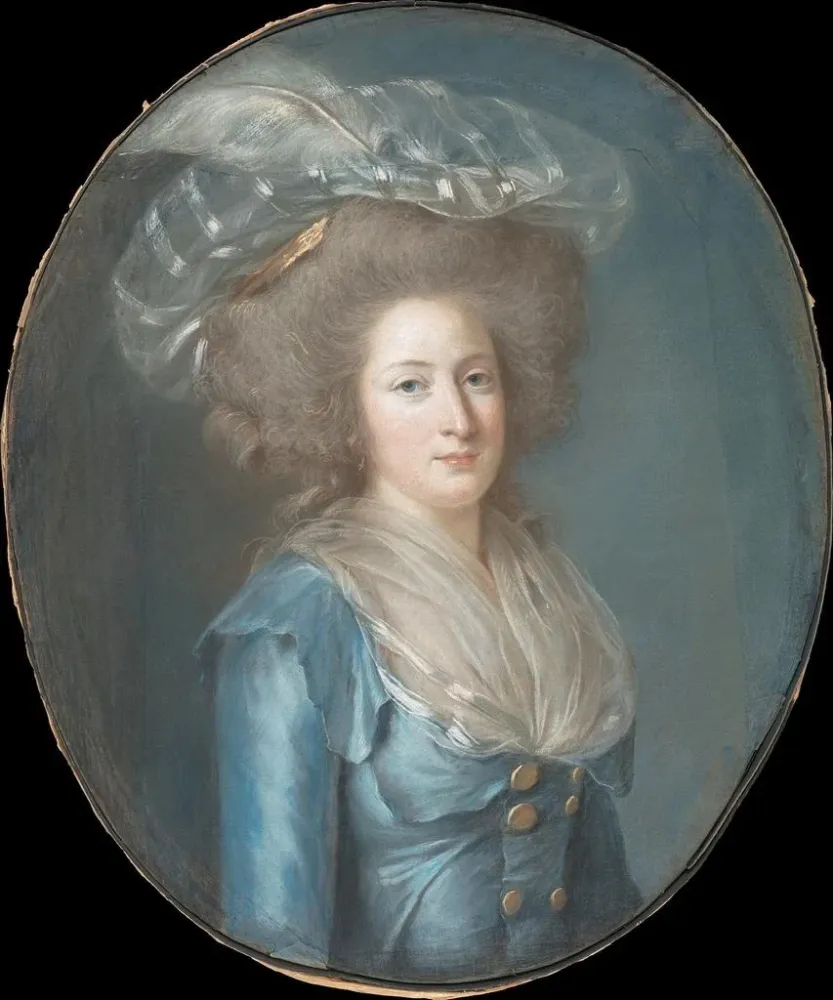 Obraz Madame Élisabeth de France 1764-1794 - Adélaïde Labille-Guiard | Druk artystyczny