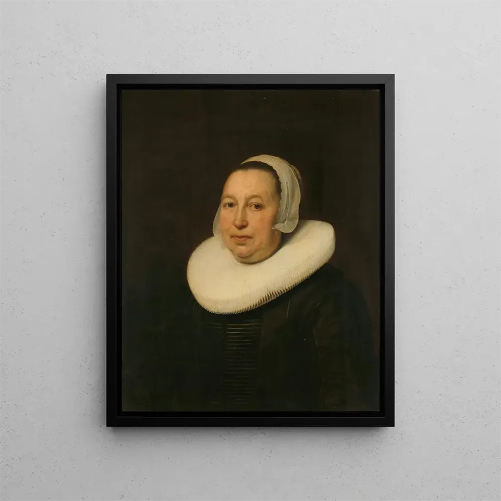 Obraz Maria Pietersdr de Leest d. 1652 żony Samuela van Lansbergen - Bartholomeus van der Helst | Druk artystyczny