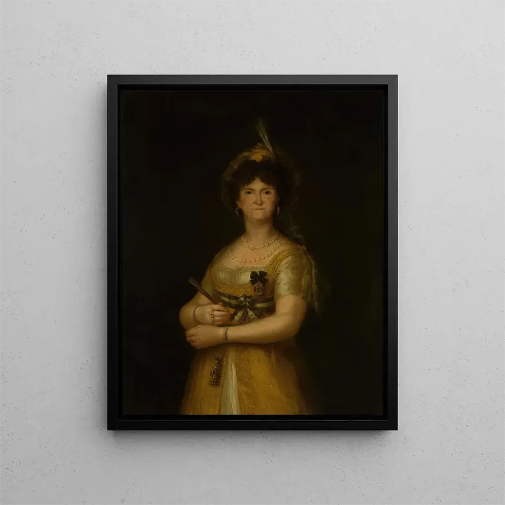 Obraz Marie Louise de Parme 1751-1819 Królowa Hiszpanii - Anonimowy | Druk artystyczny
