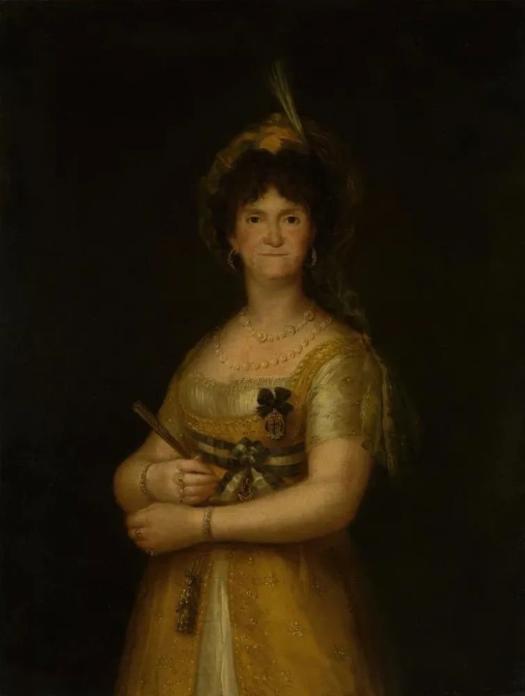 Obraz Marie Louise de Parme 1751-1819 Królowa Hiszpanii - Anonimowy | Druk artystyczny