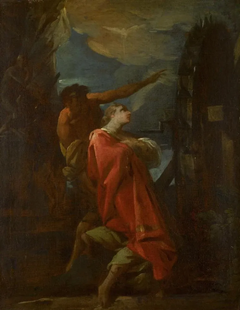Obraz Męczeństwo świętej Katarzyny - Antonio González Velázquez | Druk artystyczny