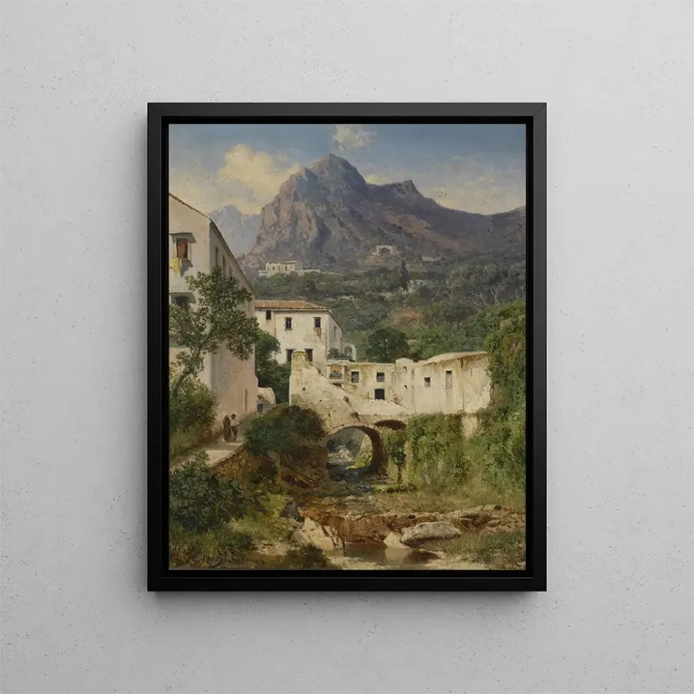 Obraz Mill Valley niedaleko Amalfi - Albert Zimmermann | Druk artystyczny