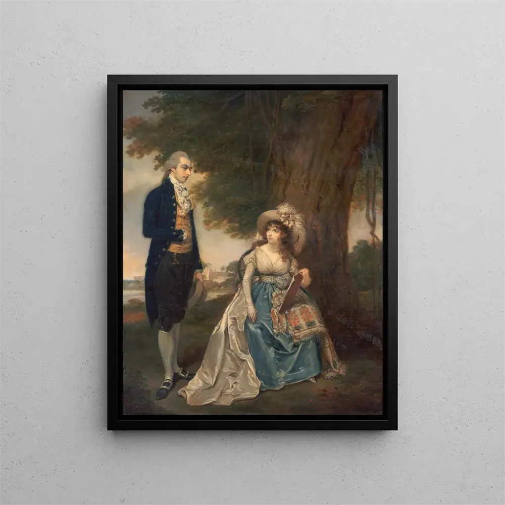 Obraz M. i Mme Fraser - Arthur William Devis | Druk artystyczny