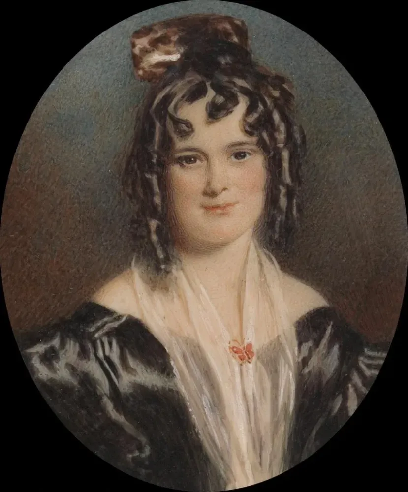Obraz Mme Mary Cawse - Alfred Edward Chalon | Druk artystyczny