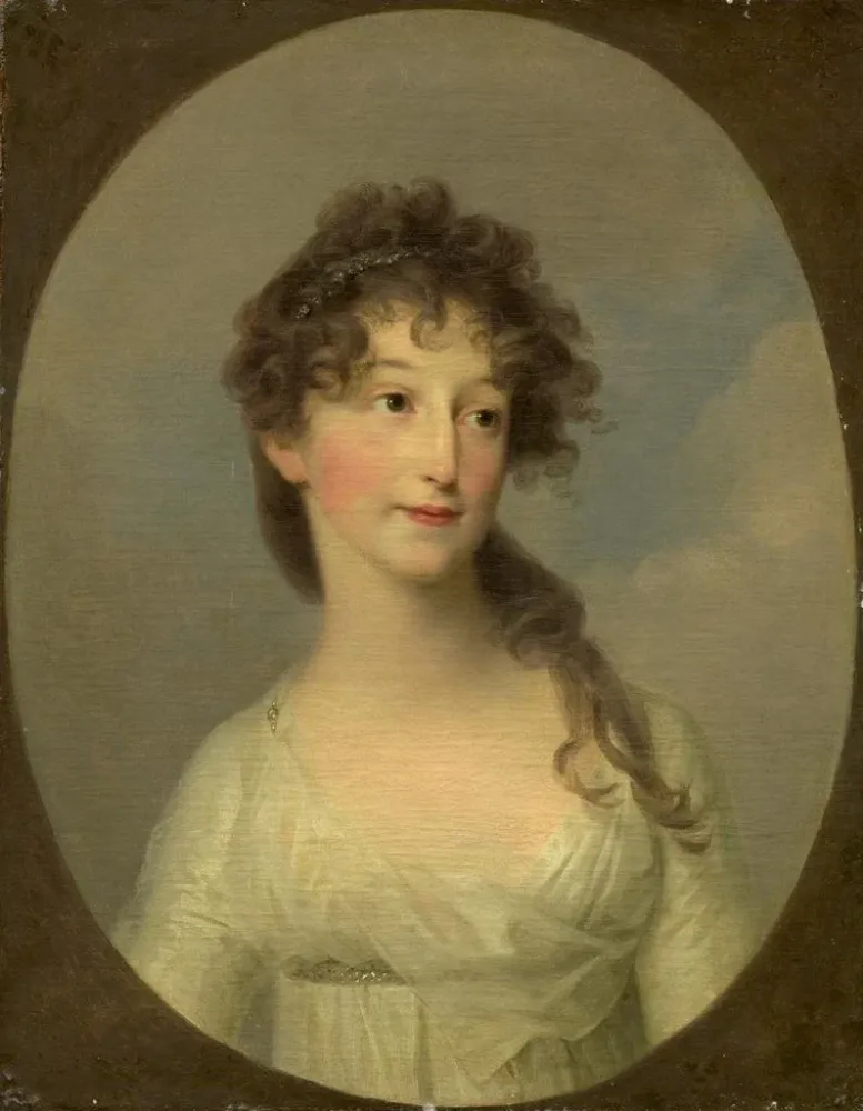 Obraz Może Franciska Krasinska, księżna Kurlandzka - Angelica Kauffman | Druk artystyczny