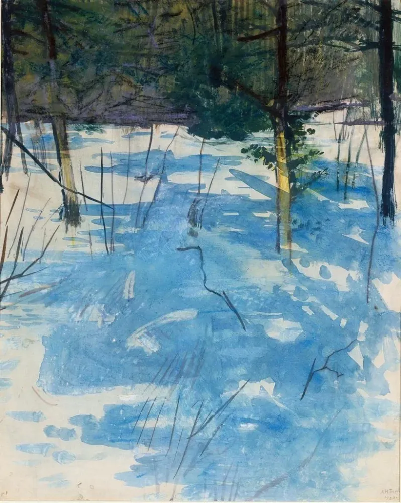 Obraz Monadnock d'hiver - Abbott Handerson Thayer | Druk artystyczny