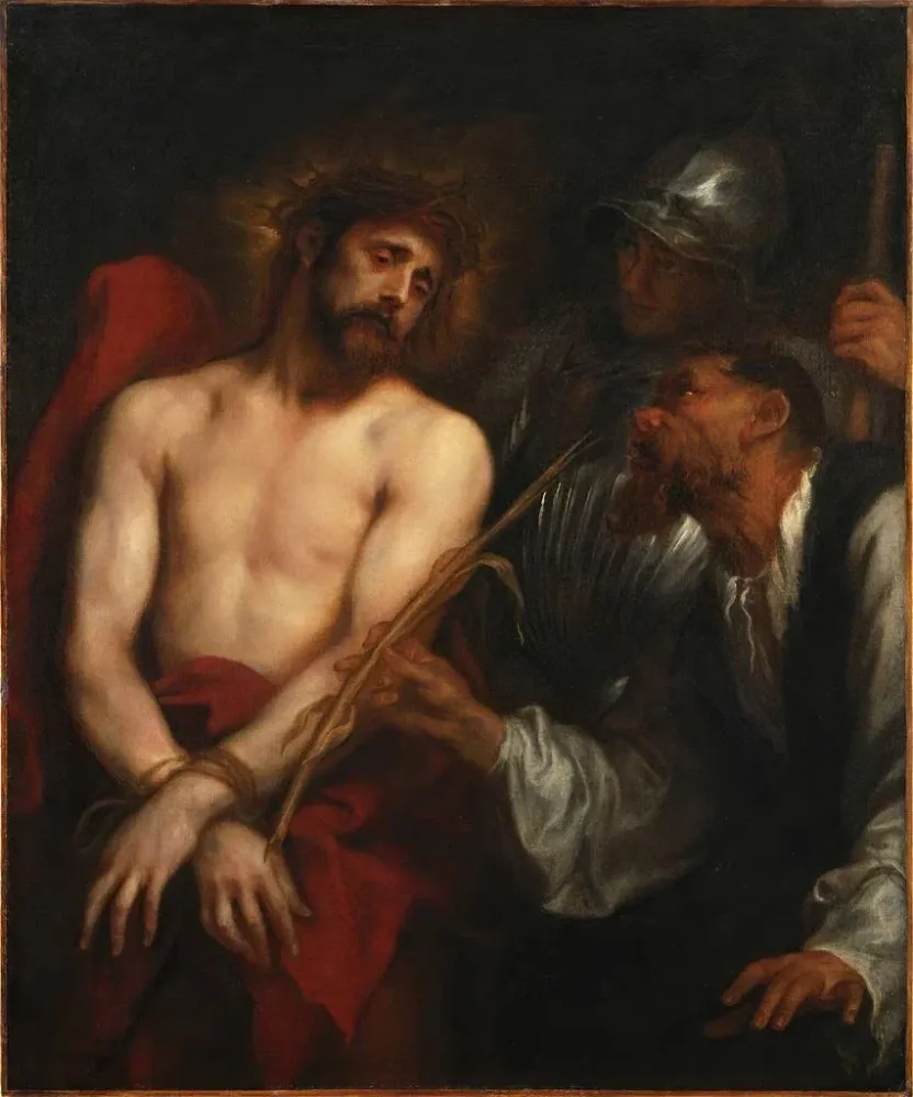Obraz La moquerie du Christ - Antoine van Dyck | Druk artystyczny