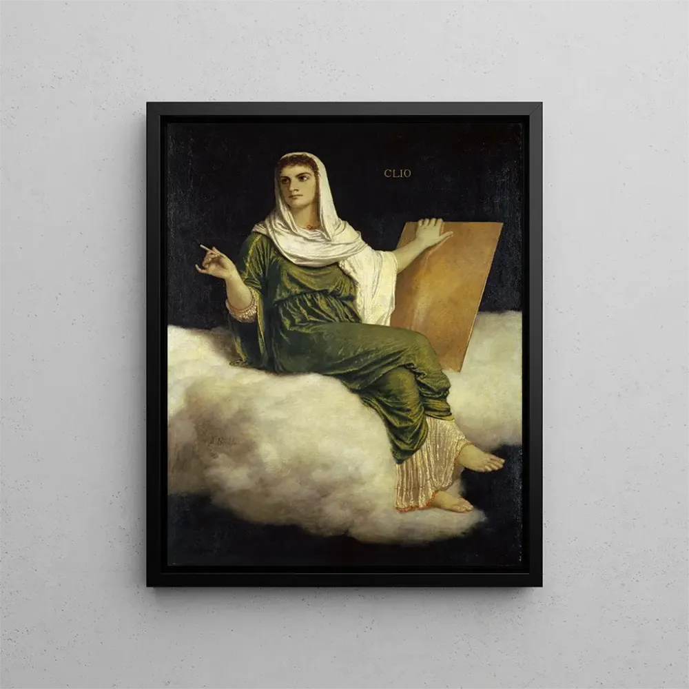 Obraz La Muse Clio - Arnold Böcklin | Druk artystyczny