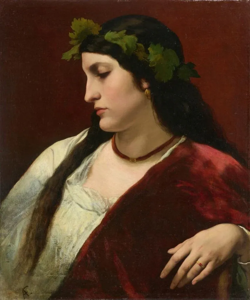 Obraz Nanna w bacchantce - Anselm Feuerbach | Druk artystyczny