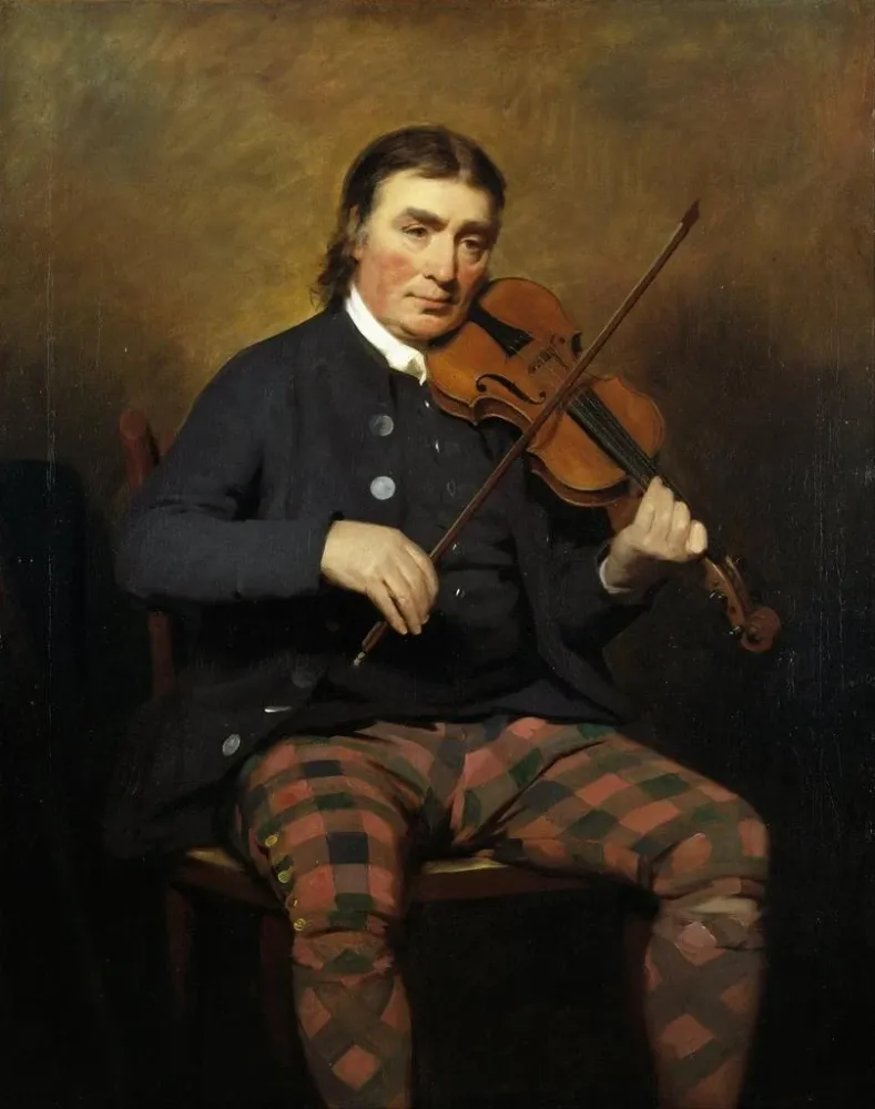 Obraz Niel Gow (1727 - 1807), skrzypek i kompozytor - Sir Henry Raeburn | Druk artystyczny