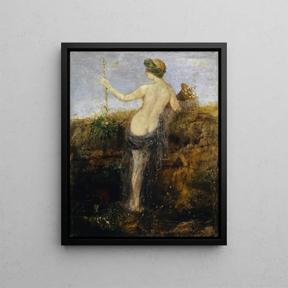 Obraz Nimfa z rogiem obfitości - Arnold Böcklin | Druk artystyczny