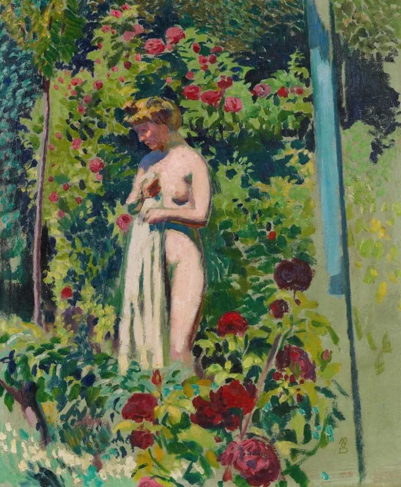 Obraz Nymphe aux fleurs - Maurice Denis | Druk artystyczny
