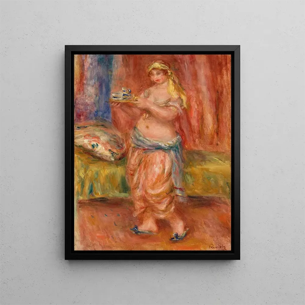 Obraz Odalisque z zestawem do herbaty - Pierre - Auguste Renoir