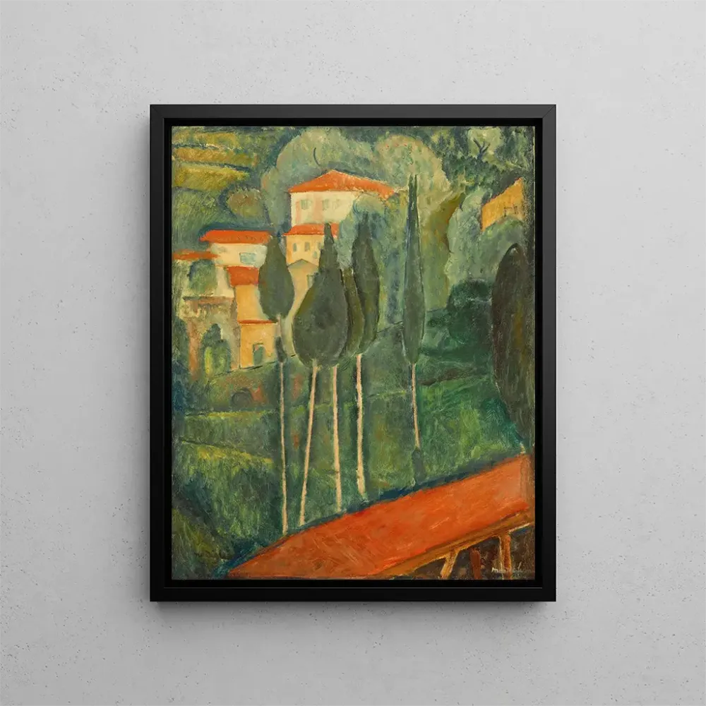 Obraz pejzaż na południu - Amedeo Modigliani | Druk artystyczny