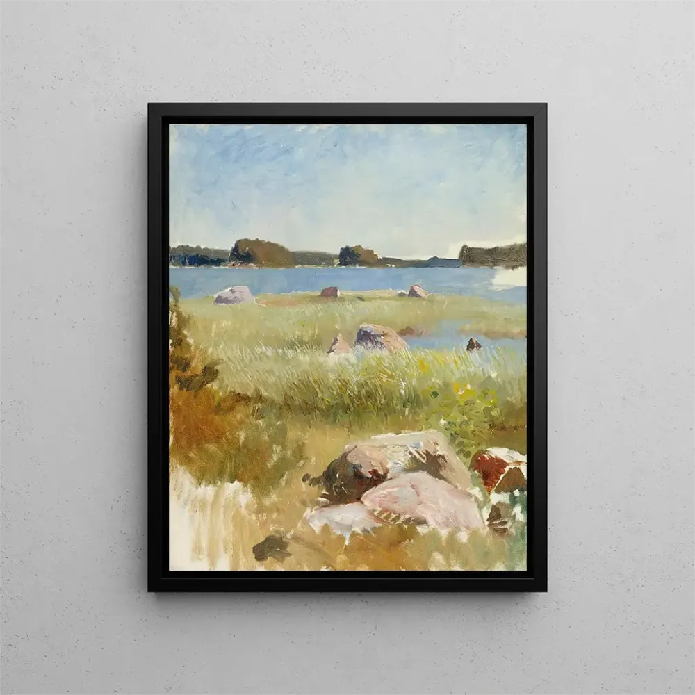 Obraz pejzażu nieukończonego archipelagu - Albert Edelfelt | Druk artystyczny