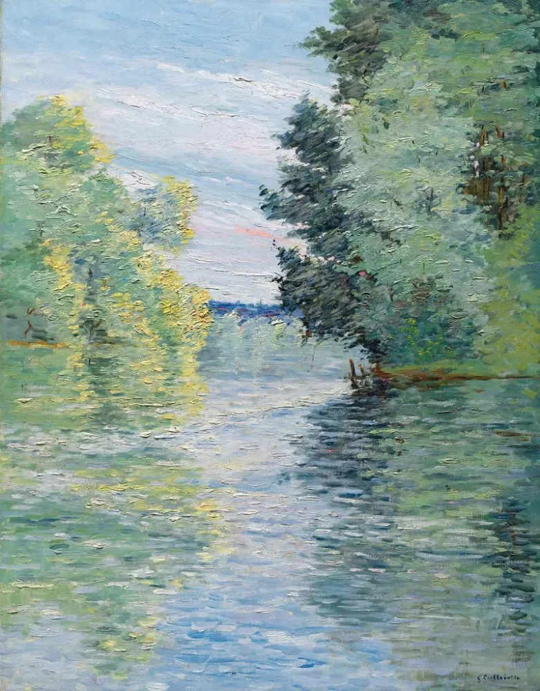 Obraz Le Petit bras de la Seine à Argenteuil - Gustave Caillebotte | Druk artystyczny