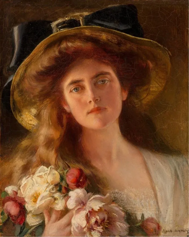 Obraz Le Porche d'été - Albert Lynch | Druk artystyczny