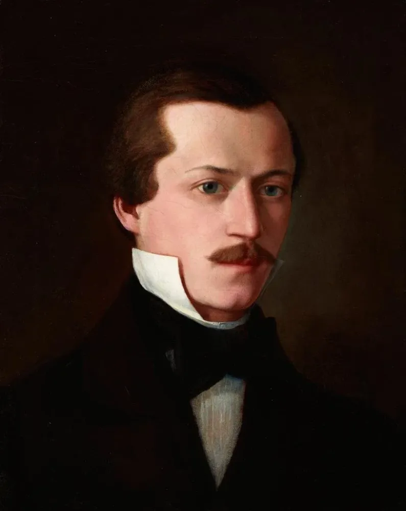 Obraz Portret Adolfa Pollera - Andrzej Bronisław Grabowski | Druk artystyczny