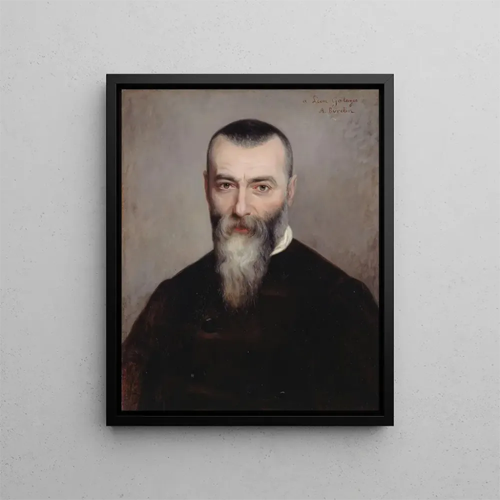 Obraz Portret Alphonse' Karr 1808-1890 dziennikarza i pisarza - Amélie Burdin | Druk artystyczny
