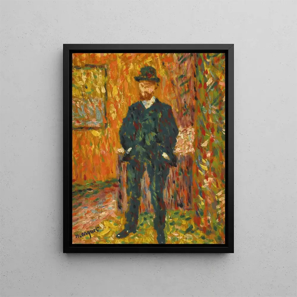 Obraz Portret André Rouveyre - Albert Marquet | Druk artystyczny