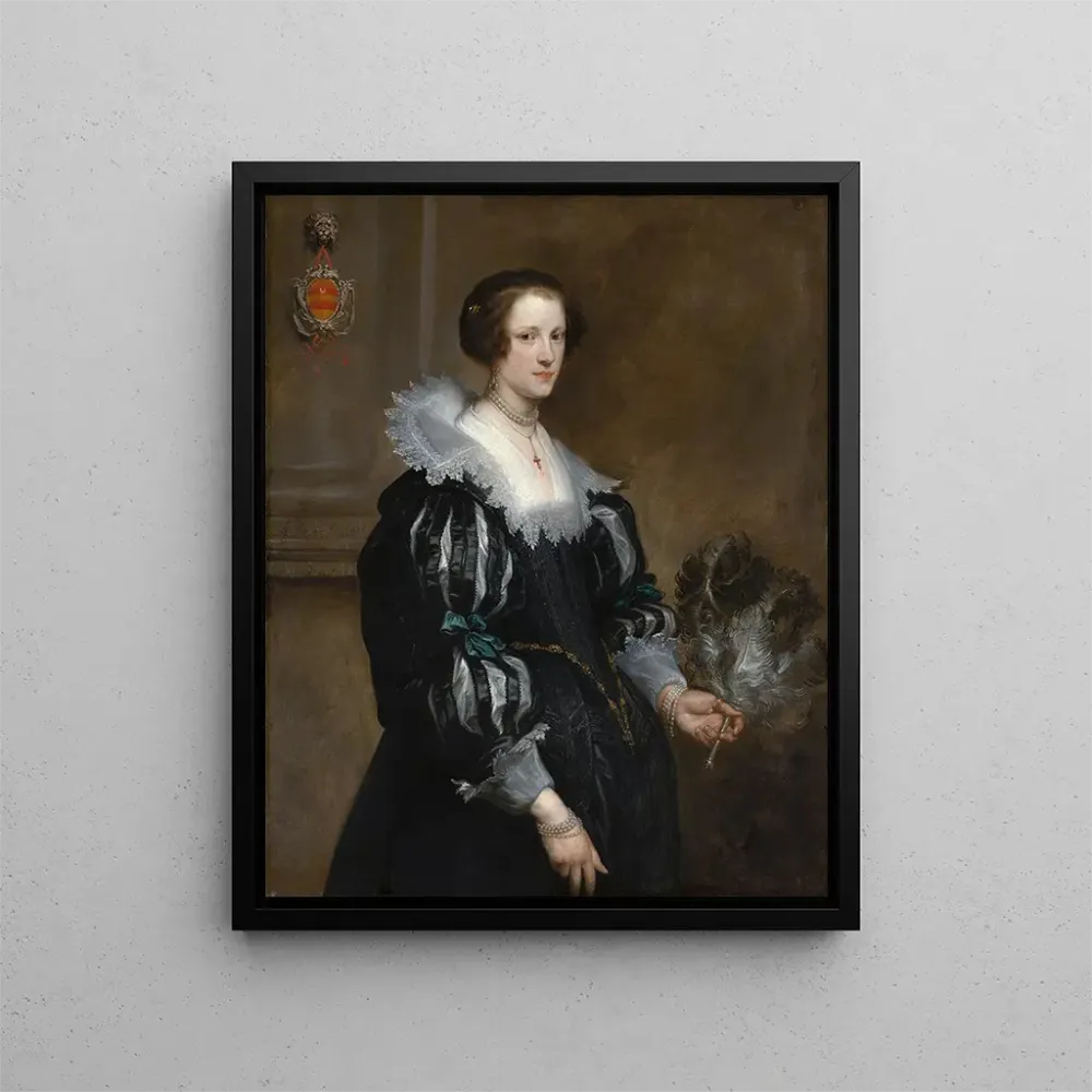 Obraz Portret Anny Wake - Antoine van Dyck | Druk artystyczny
