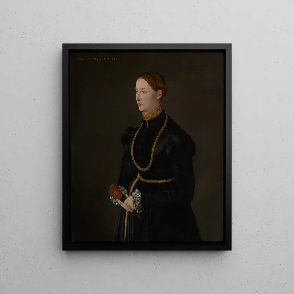 Obraz Portret Barbary Kressin - Anonimowy | Druk artystyczny