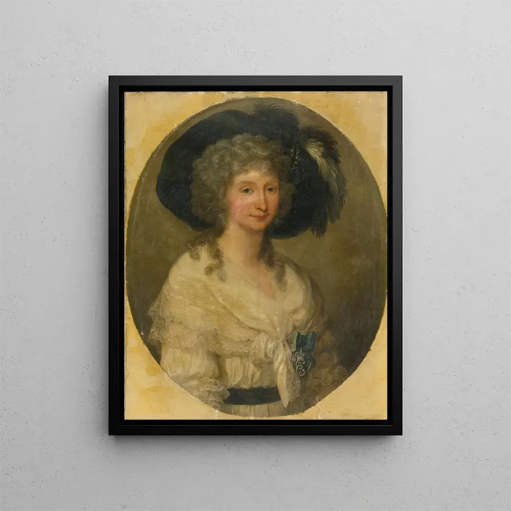 Obraz Portret baronówny Von Bauer - Angelica Kauffman | Druk artystyczny