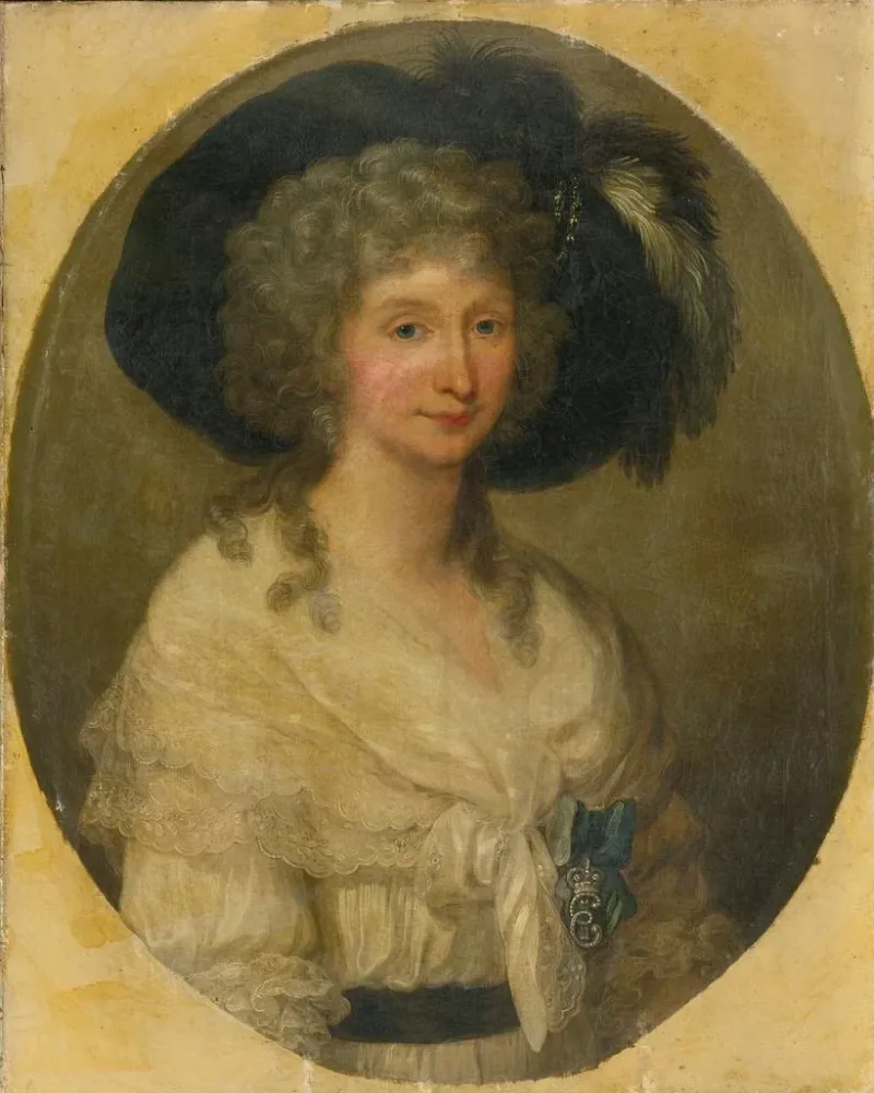 Obraz Portret baronówny Von Bauer - Angelica Kauffman | Druk artystyczny