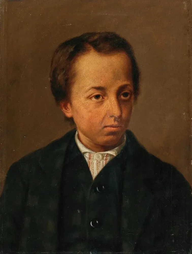 Obraz Portret brata artysty, Eduarda - Albin Egger-Lienz | Druk artystyczny