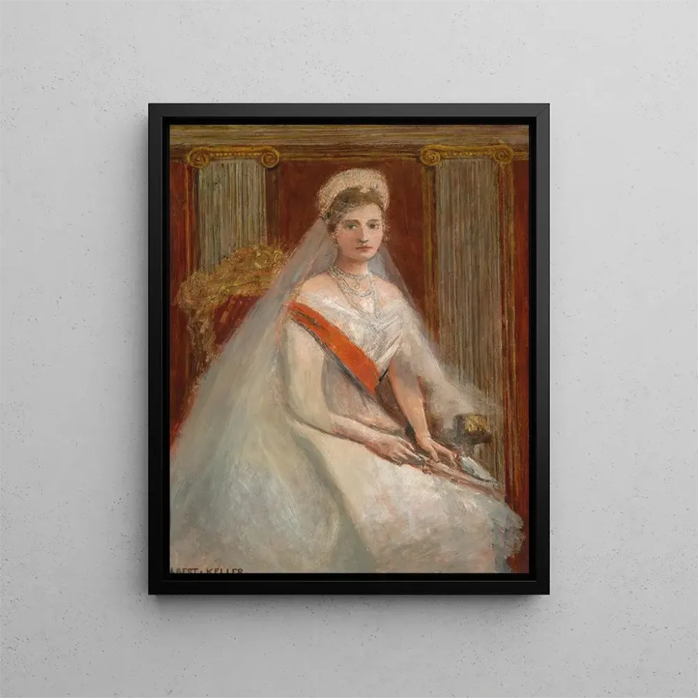 Obraz Portret carowej Aleksandry Fiodorowny - Albert von Keller | Druk artystyczny