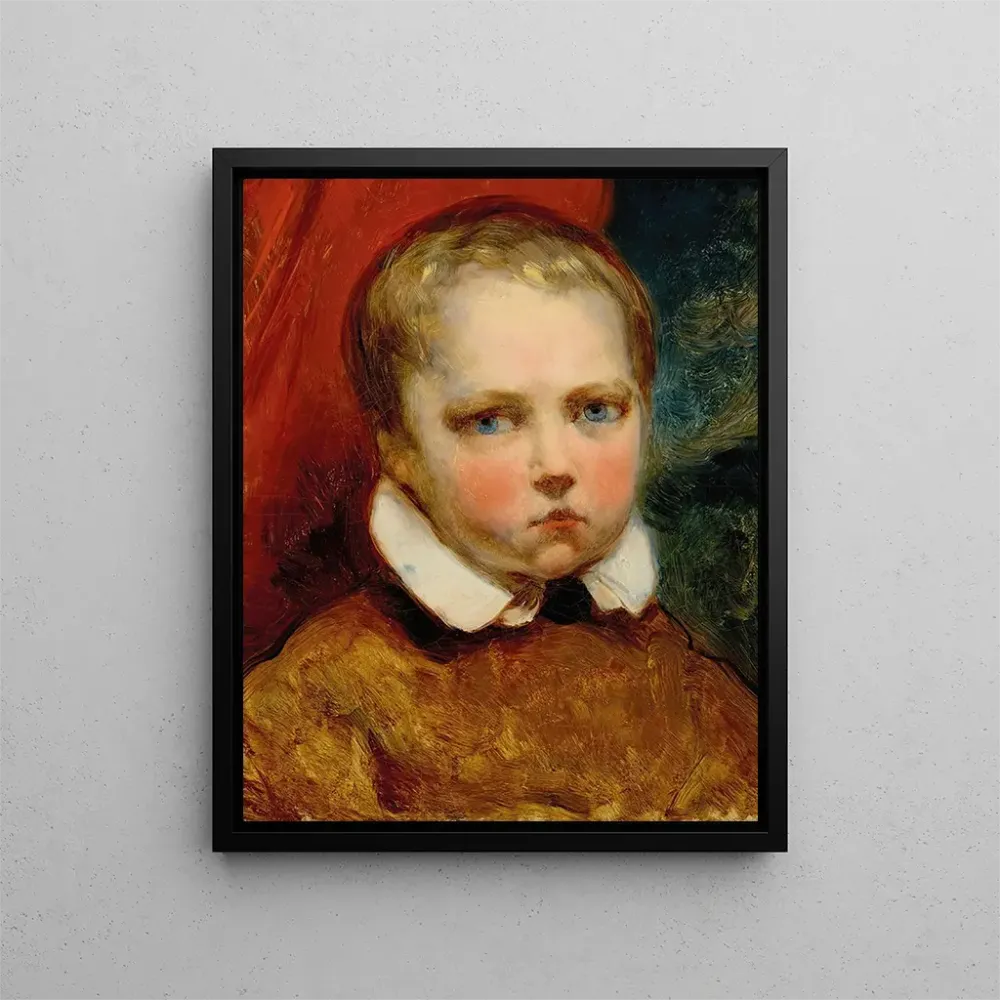 Obraz portret chłopca o imieniu Léon - Ary Scheffer | Druk artystyczny
