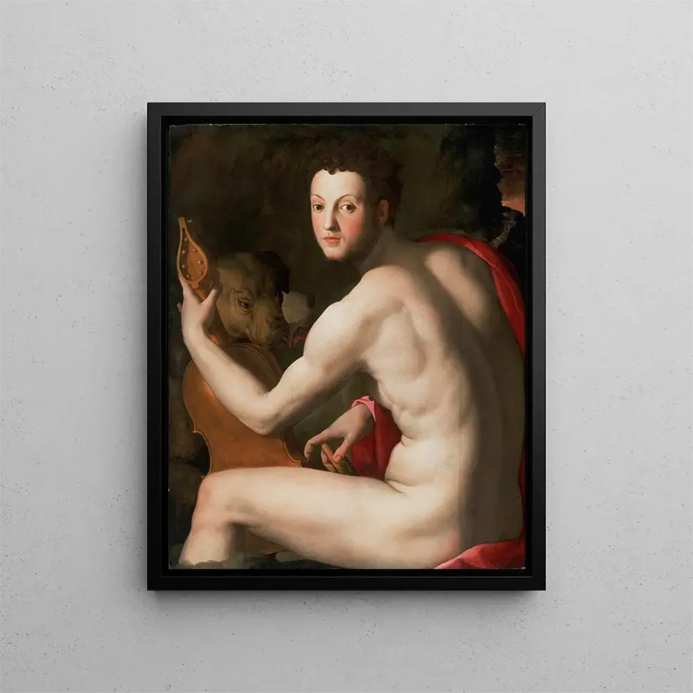Obraz Portret Cosme I de Medici jako Orfeusz - Agnolo Bronzino | Druk artystyczny