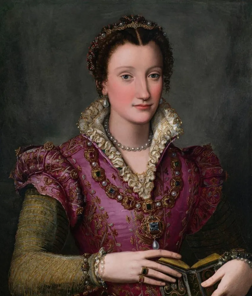 Obraz Portret damy (konflikt przypadków) - Alessandro Allori | Druk artystyczny