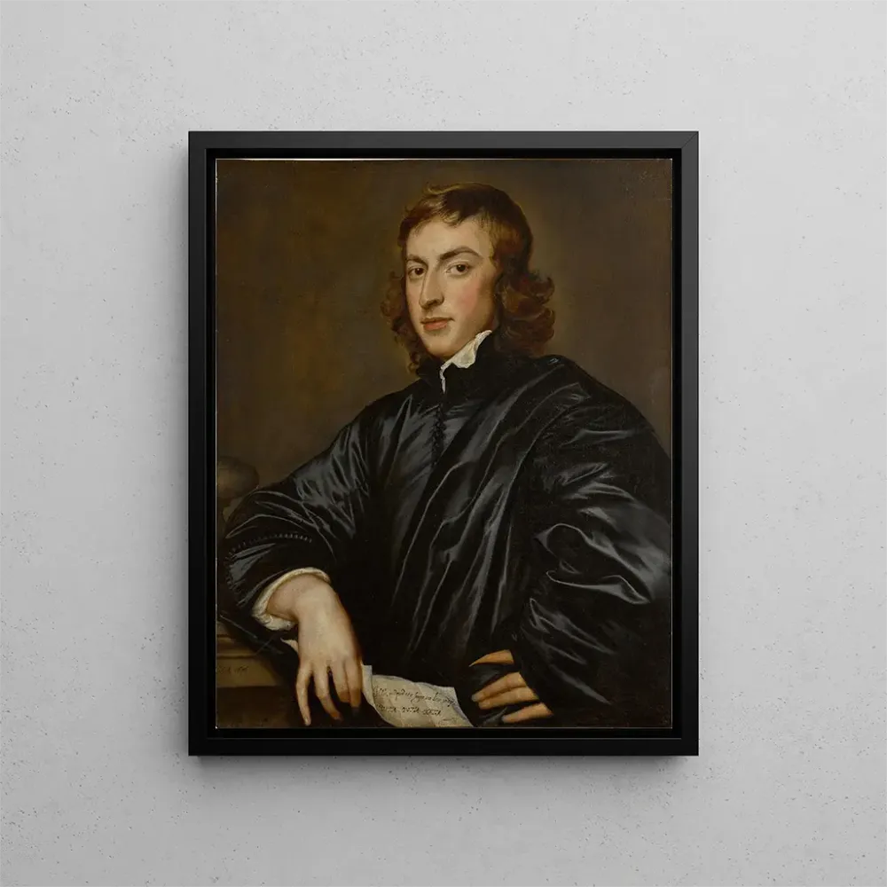 Obraz Portret dżentelmena - Adriaen Hanneman | Druk artystyczny