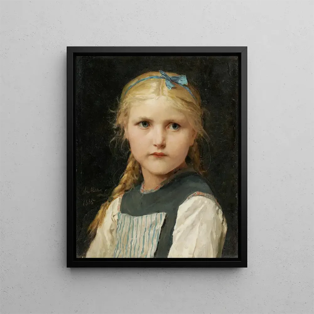 Obraz Portret dziewczynki - Albert Anker | Druk artystyczny