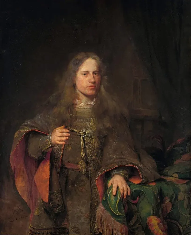 Obraz Portret Ernesta de Beveren, pana West IJsselmonde i De Lindt - Aert de Gelder | Druk artystyczny