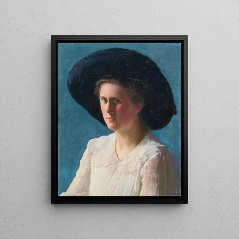 Obraz portret Esther Kern - Albert Hermann Daur | Druk artystyczny