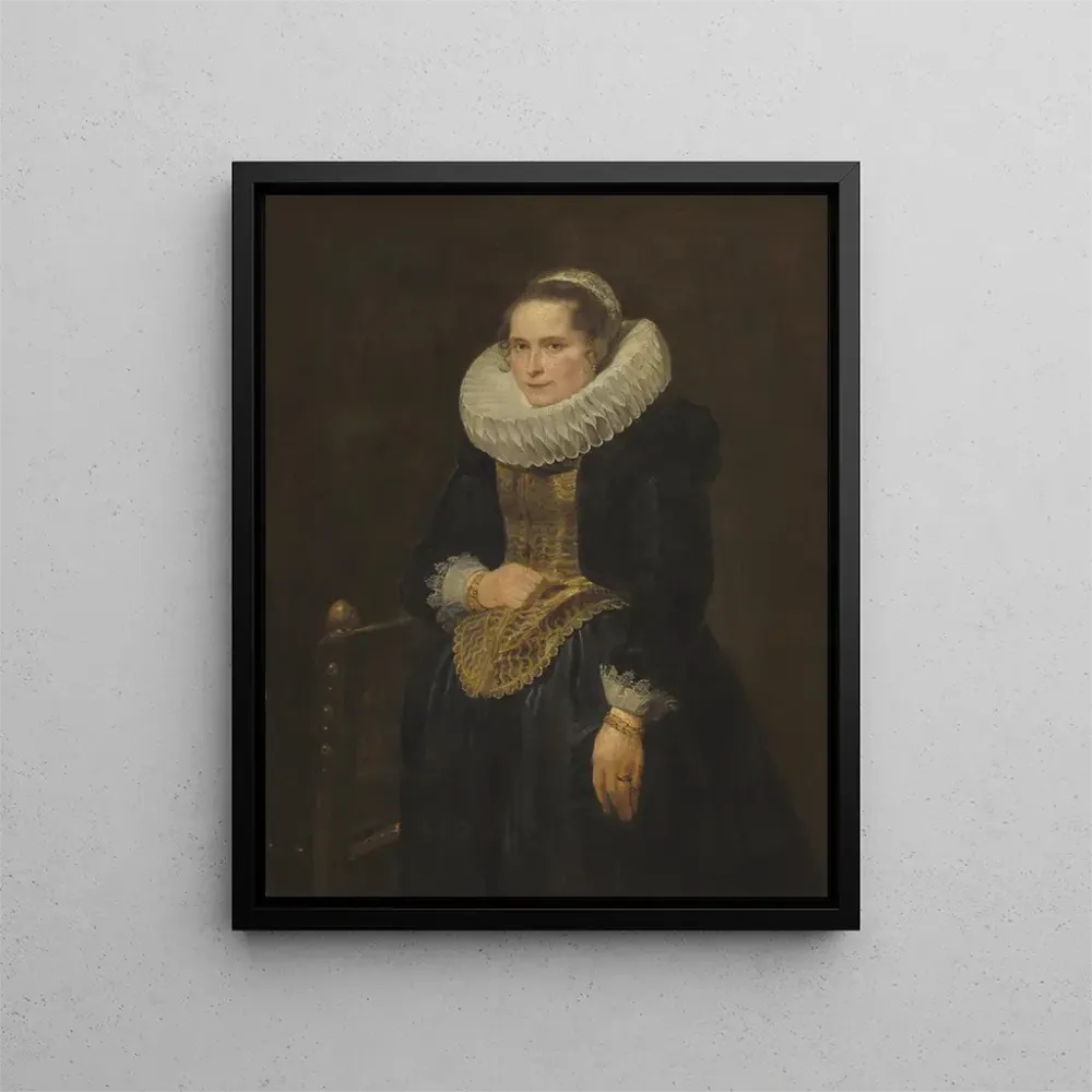 Obraz Portret flamandskiej damy - Antoine van Dyck | Druk artystyczny