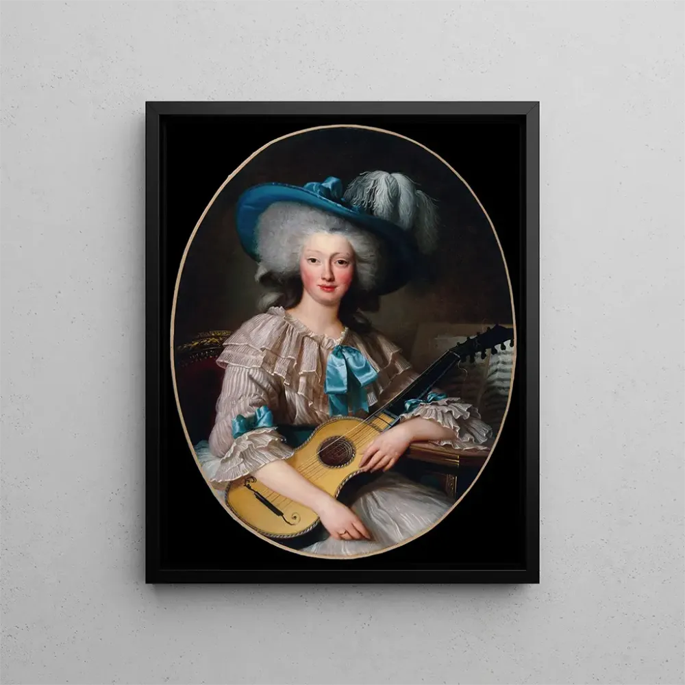 Obraz Portret Félicité-Louise de Frézals 1765-1854 z domu Esmangard de Beauval dama dworna Marie-Antoinette - Anonimowy |...