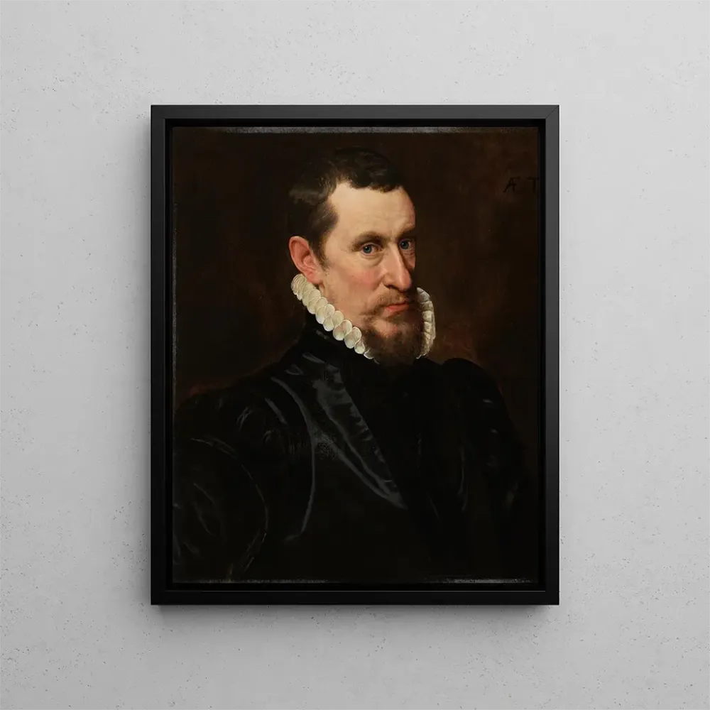 Obraz portret Gillisa Beysa - Adriaen Thomasz Key | Druk artystyczny