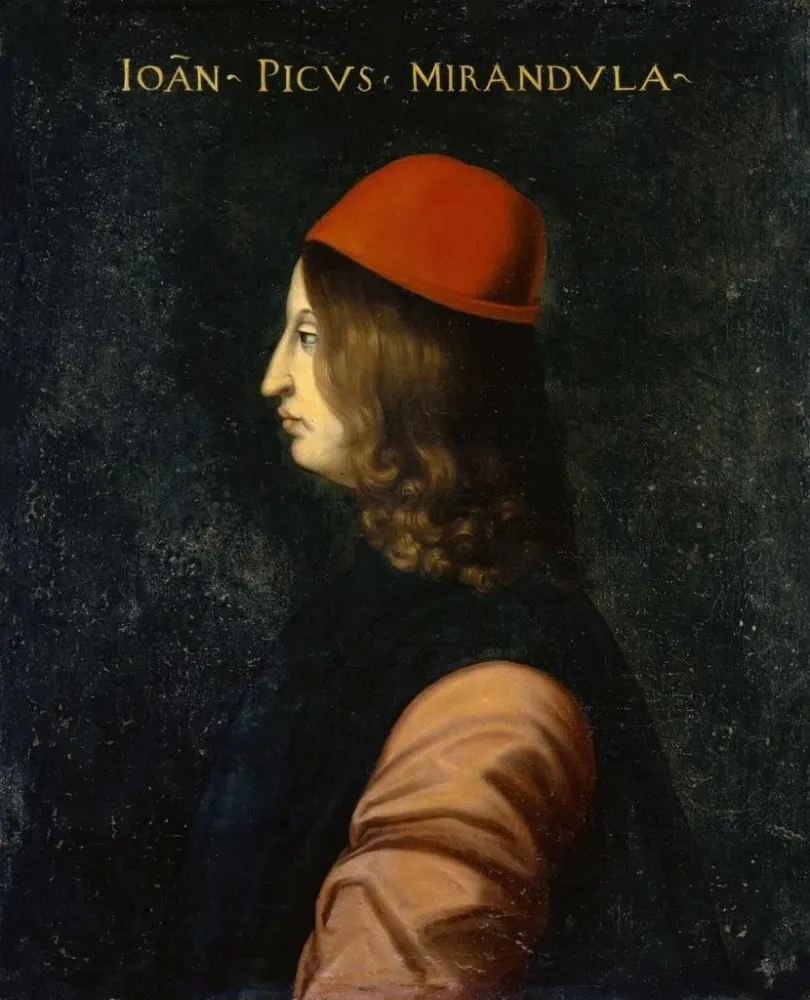 Obraz Portret Giovanni Pico della Mirandola - Anonimowy | Druk artystyczny