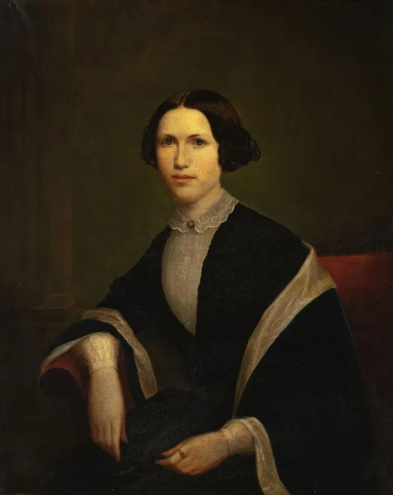 Obraz Portret Harriet Clark Ferrell - Anonimowy | Druk artystyczny